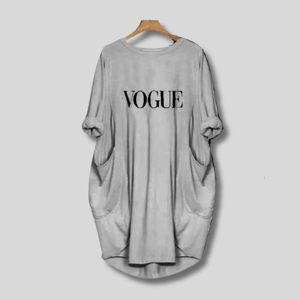 Vogue Printed Long Tee