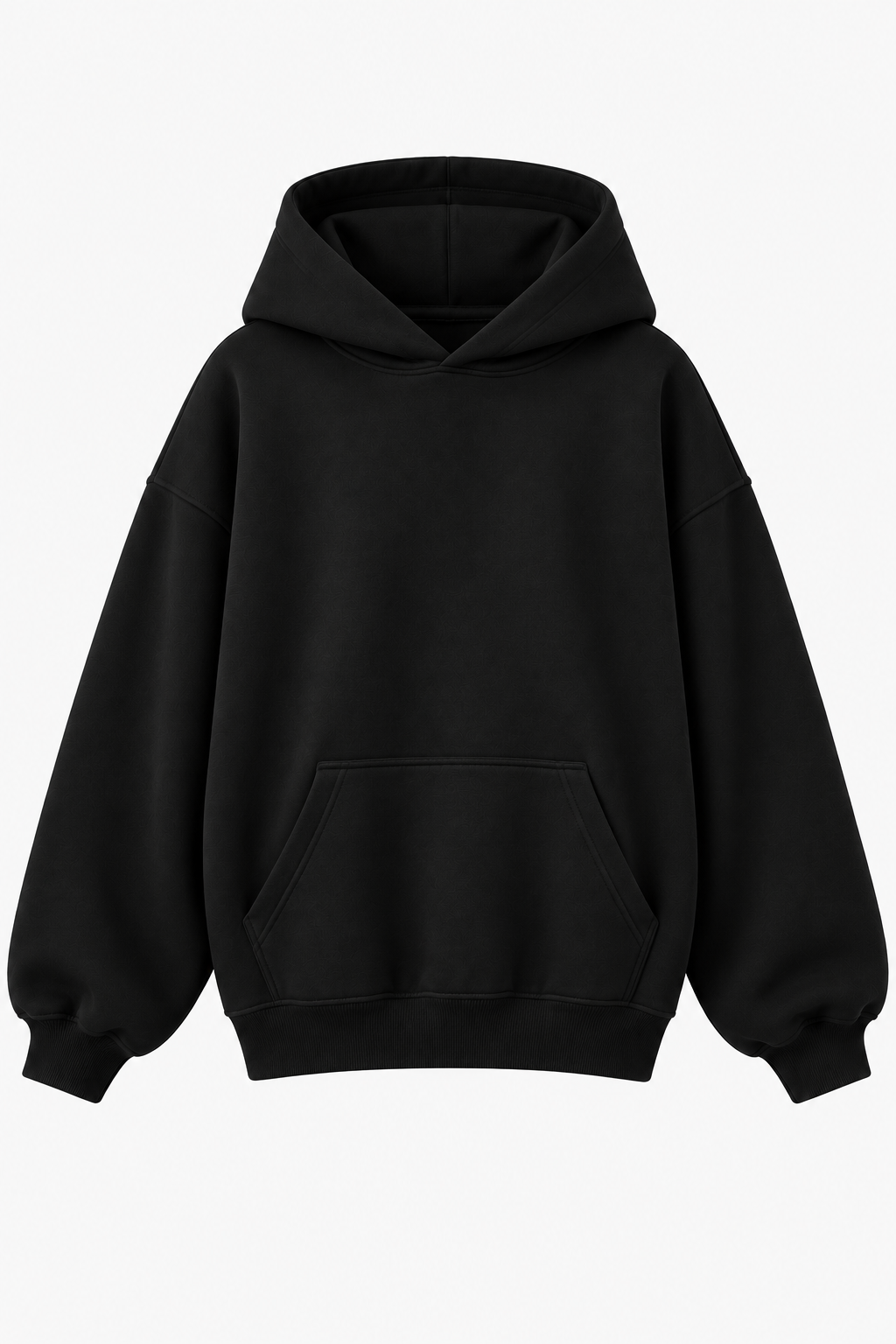 Essentials Oversized Hoodie – Black