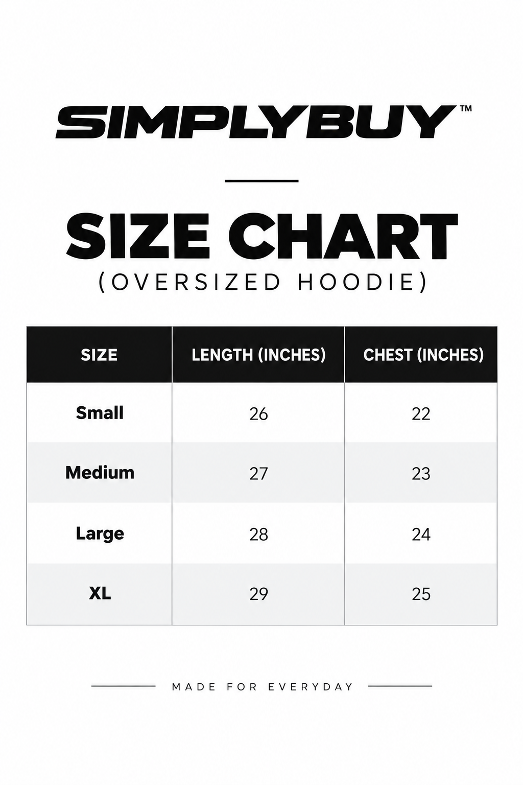 Essentials Oversized Hoodie – Black